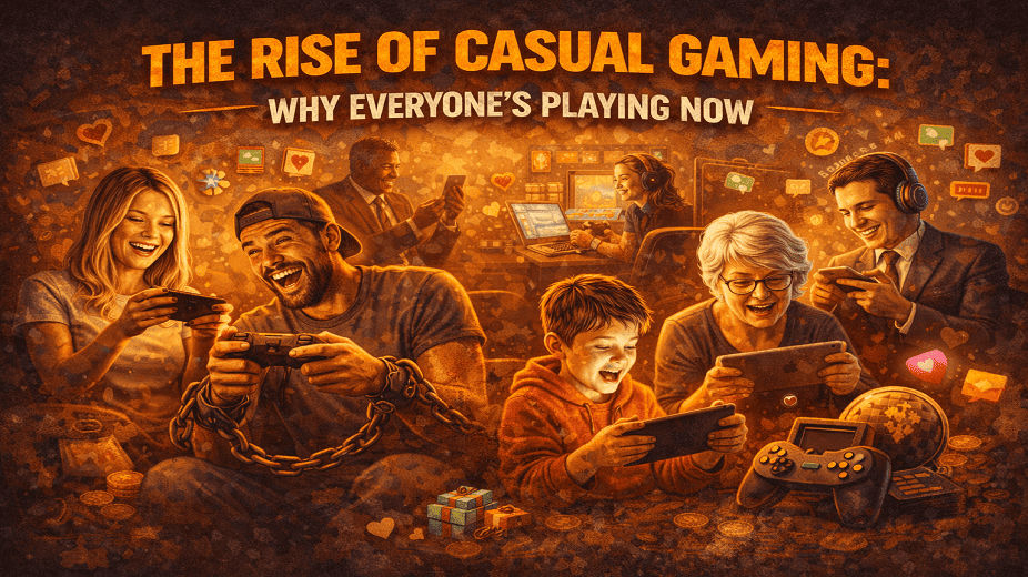 THE RISE OF CASUAL GAMING: WHY EVERYONE'S PLAYING NOW blog post