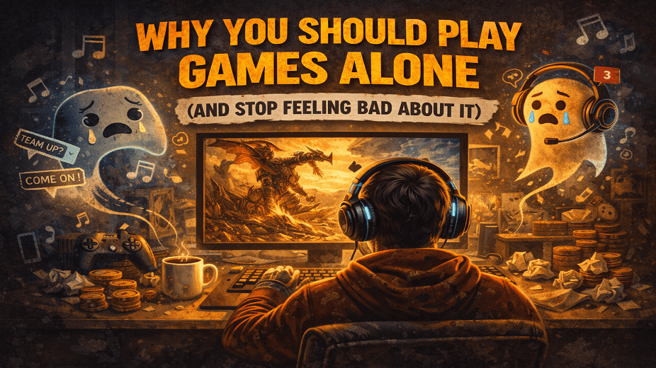 WHY YOU SHOULD PLAY GAMES ALONE (AND STOP FEELING BAD ABOUT IT) blog post
