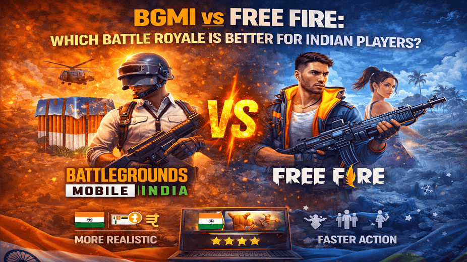 BGMI vs Free Fire: Which Battle Royale is Better for Indian Players? blog post
